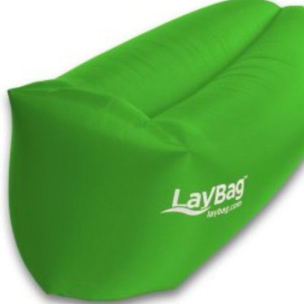 LayBag Lime Green Inflatable Air Lounge